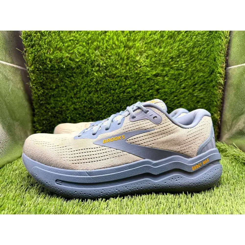 Brooks Ghost Max 2 1104311D119 Athletic Shoes Men's 12.5D White Mesh Gym Running